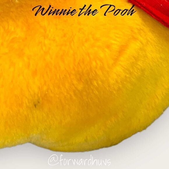 Vintage Mattel Winnie The Pooh Christmas Plush - 14" with Festive Attire - Picture 8 of 11